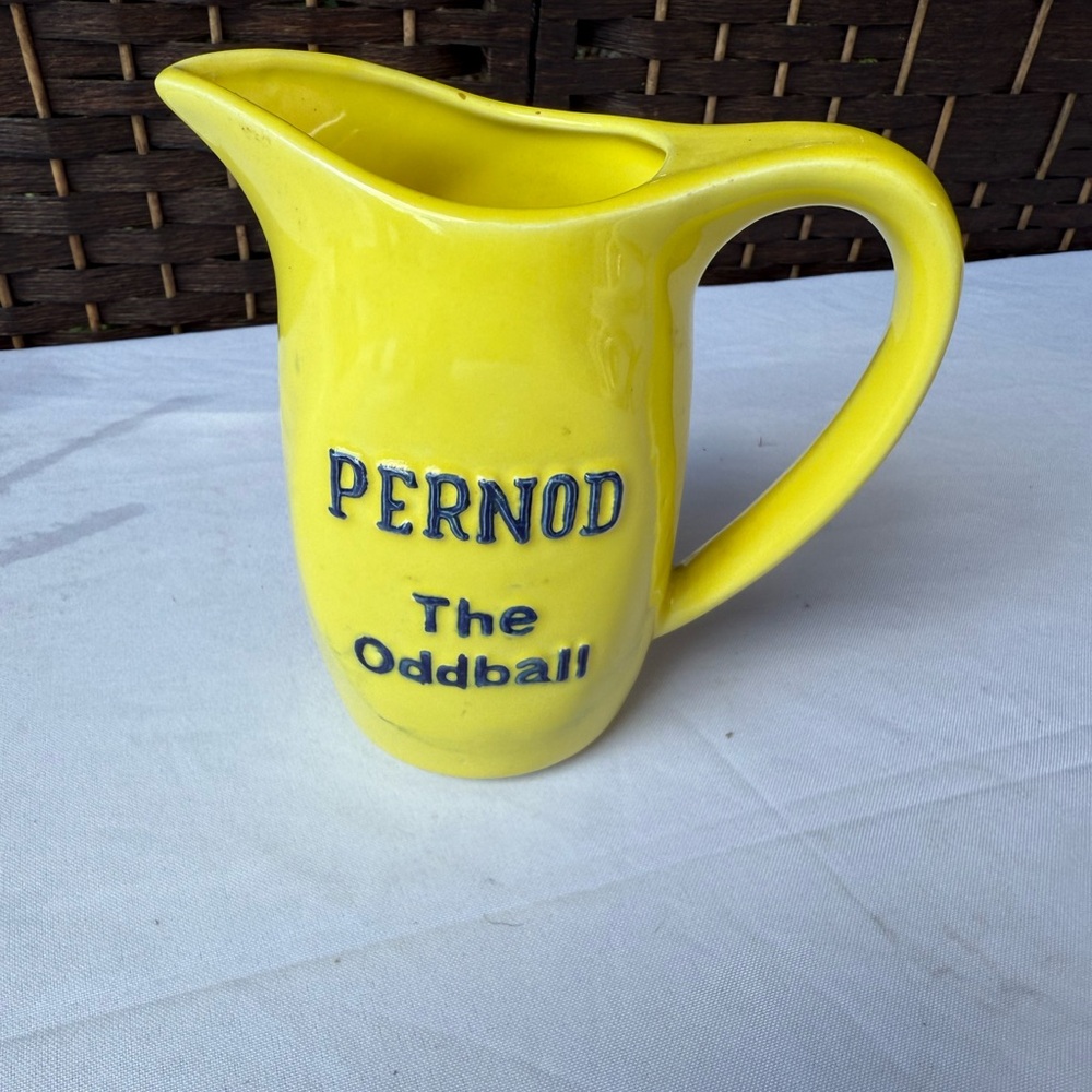 Yellow Pernod Oddball Pitcher